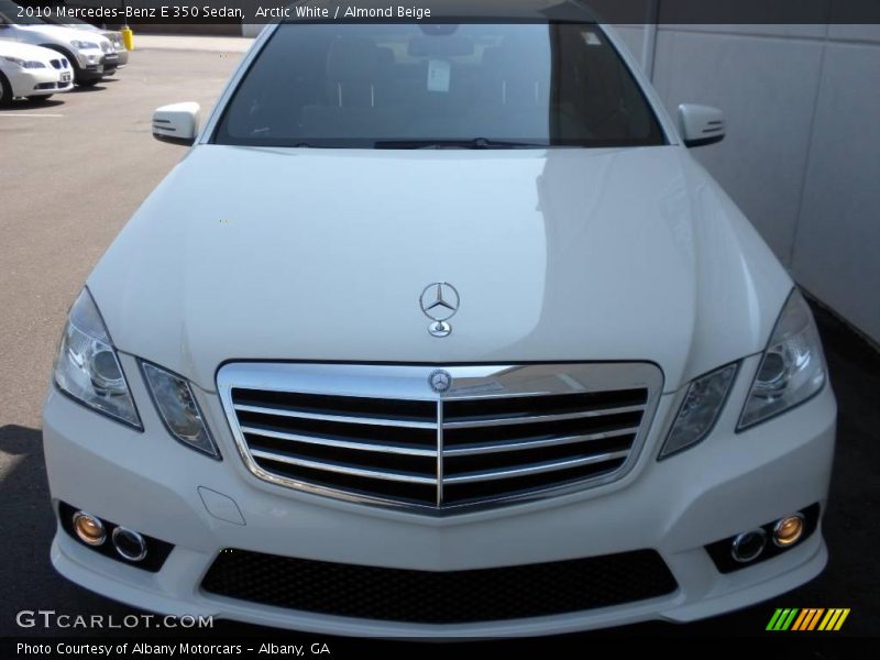 Arctic White / Almond Beige 2010 Mercedes-Benz E 350 Sedan