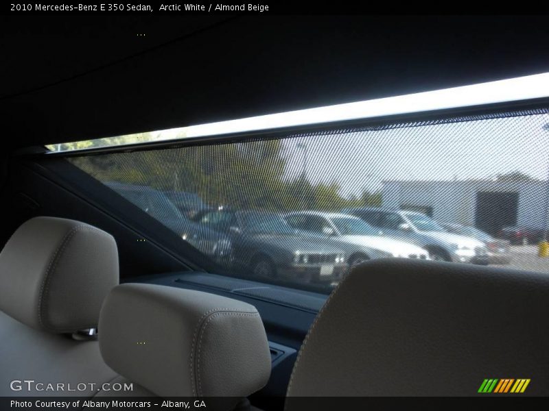 Arctic White / Almond Beige 2010 Mercedes-Benz E 350 Sedan