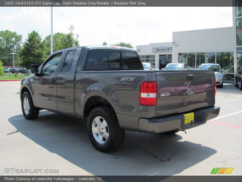 Dark Shadow Grey Metallic / Medium Flint Grey 2005 Ford F150 STX SuperCab