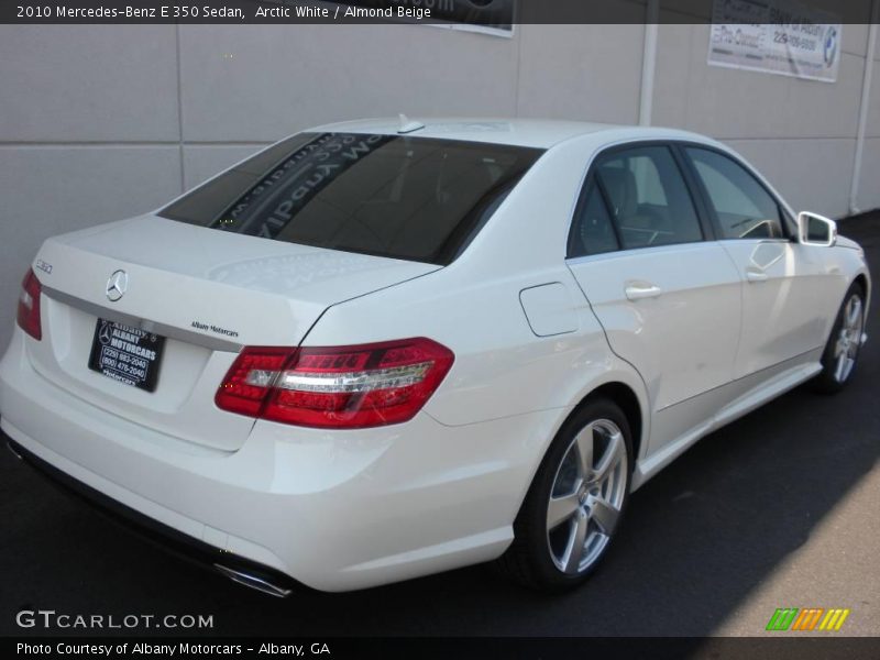 Arctic White / Almond Beige 2010 Mercedes-Benz E 350 Sedan