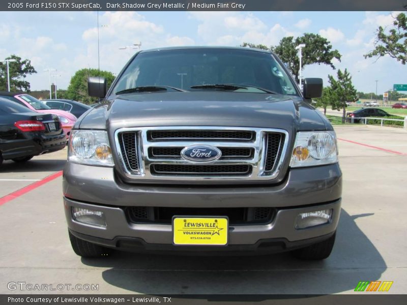 Dark Shadow Grey Metallic / Medium Flint Grey 2005 Ford F150 STX SuperCab