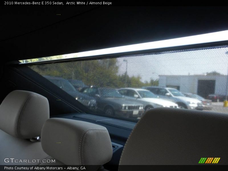 Arctic White / Almond Beige 2010 Mercedes-Benz E 350 Sedan