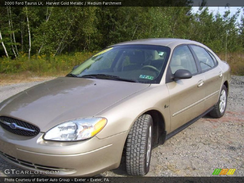 Harvest Gold Metallic / Medium Parchment 2000 Ford Taurus LX