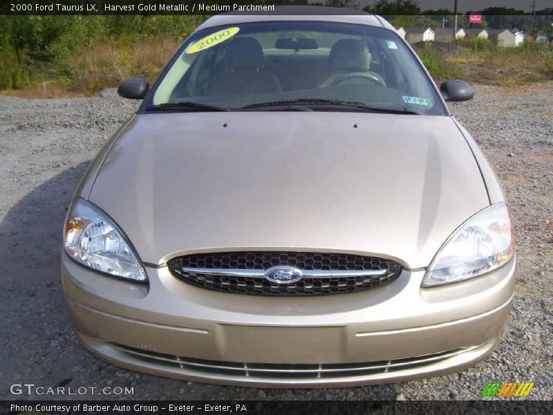 Harvest Gold Metallic / Medium Parchment 2000 Ford Taurus LX
