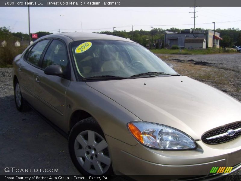 Harvest Gold Metallic / Medium Parchment 2000 Ford Taurus LX