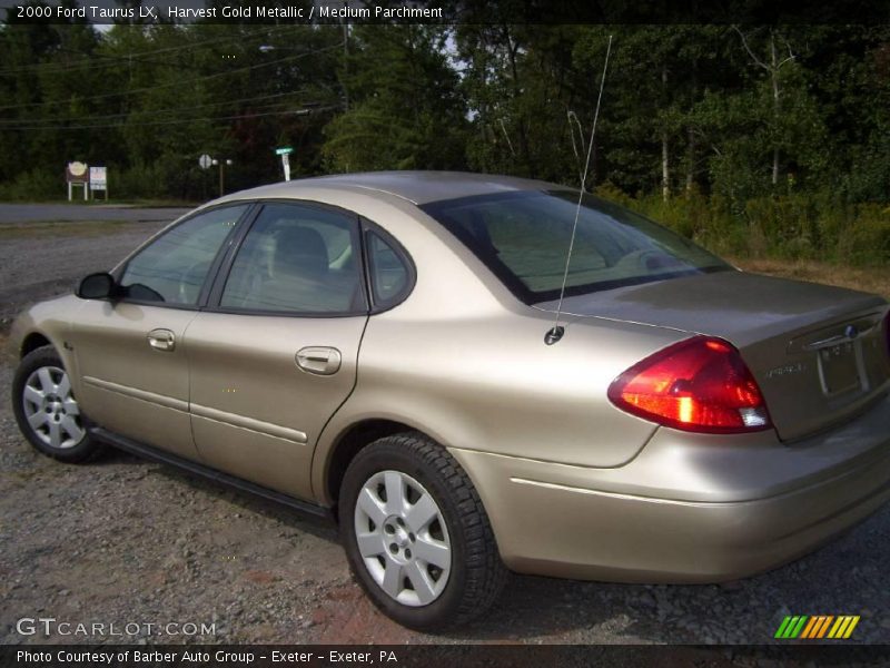 Harvest Gold Metallic / Medium Parchment 2000 Ford Taurus LX