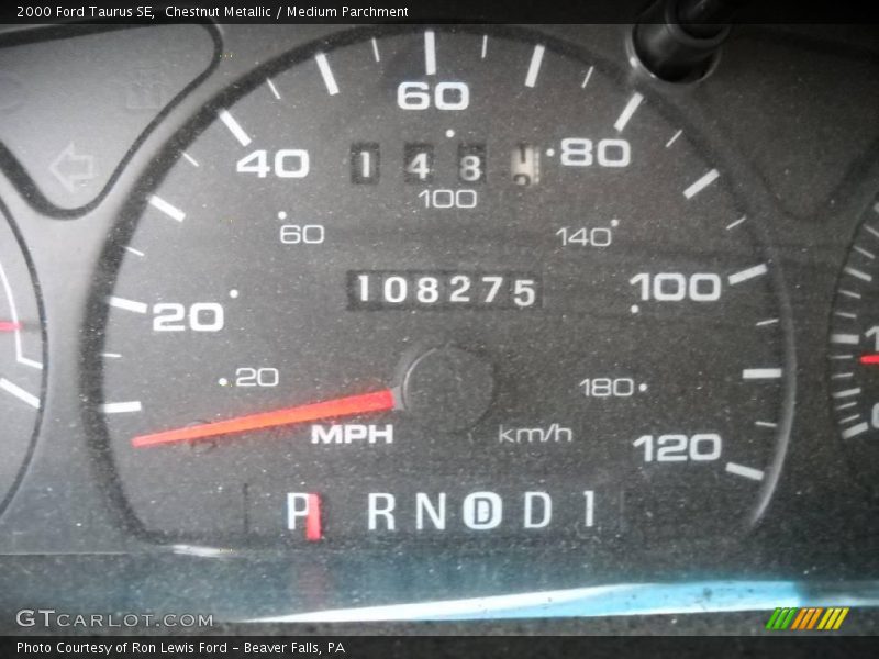 Chestnut Metallic / Medium Parchment 2000 Ford Taurus SE