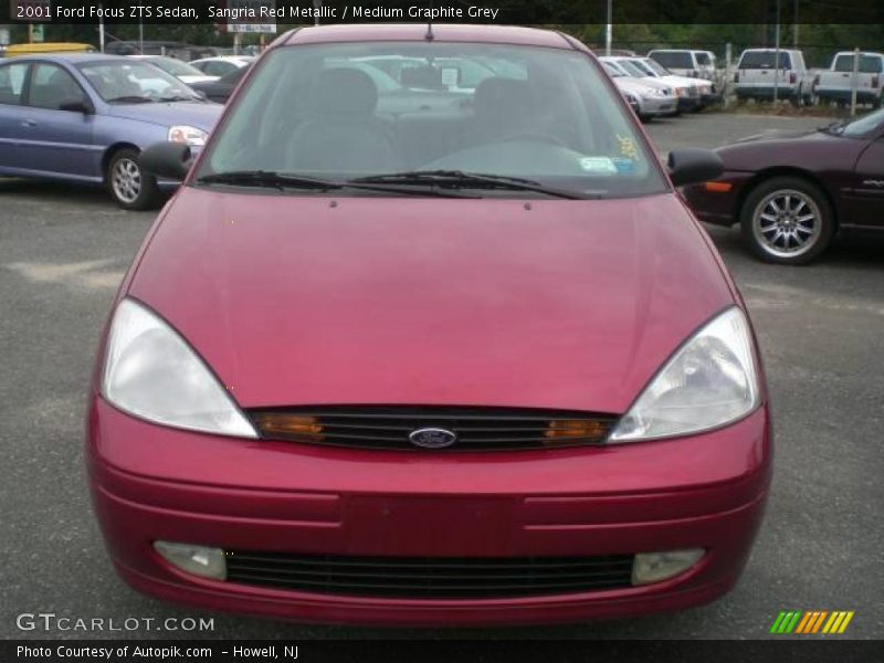 Sangria Red Metallic / Medium Graphite Grey 2001 Ford Focus ZTS Sedan