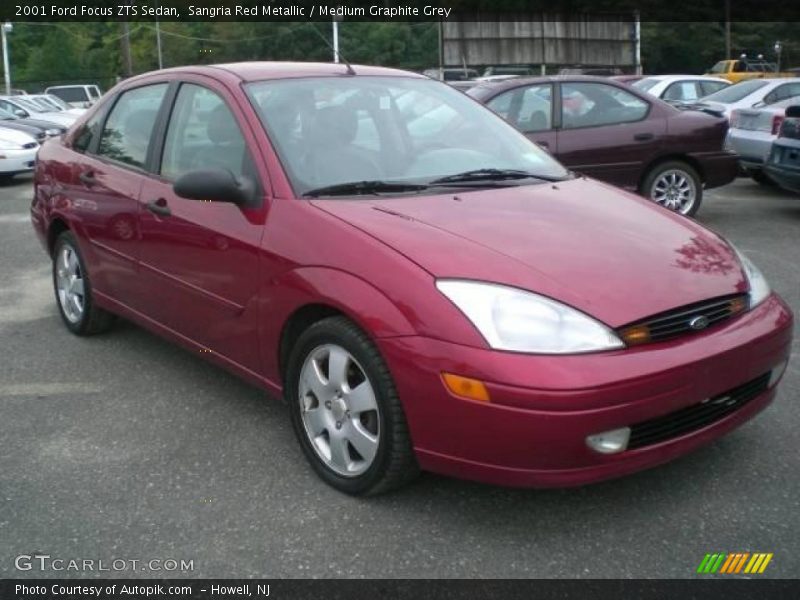Sangria Red Metallic / Medium Graphite Grey 2001 Ford Focus ZTS Sedan