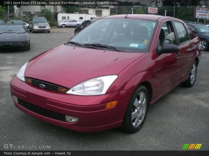 Sangria Red Metallic / Medium Graphite Grey 2001 Ford Focus ZTS Sedan