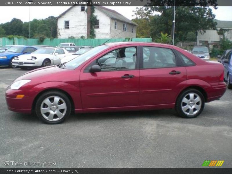 Sangria Red Metallic / Medium Graphite Grey 2001 Ford Focus ZTS Sedan