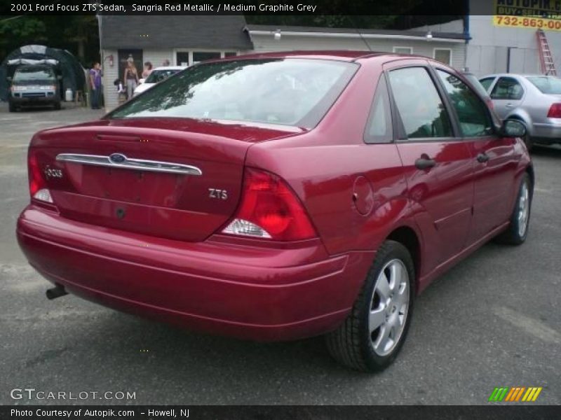 Sangria Red Metallic / Medium Graphite Grey 2001 Ford Focus ZTS Sedan