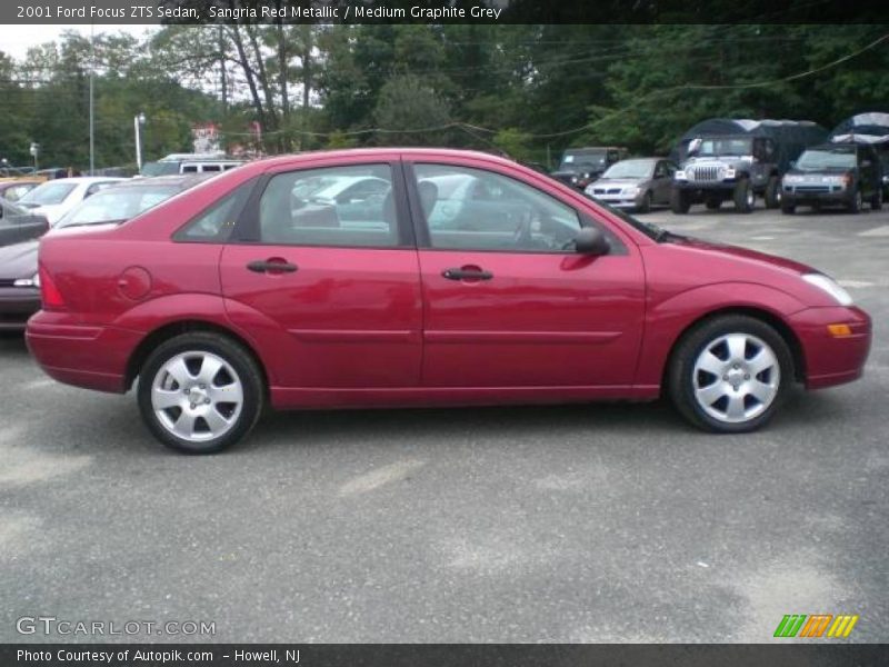 Sangria Red Metallic / Medium Graphite Grey 2001 Ford Focus ZTS Sedan