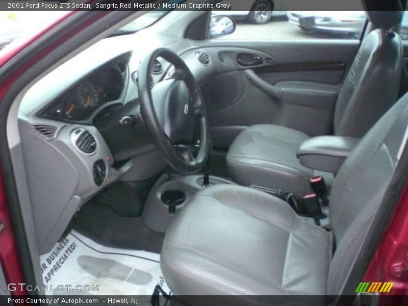 Sangria Red Metallic / Medium Graphite Grey 2001 Ford Focus ZTS Sedan