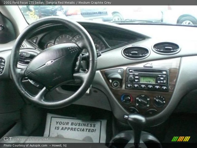 Sangria Red Metallic / Medium Graphite Grey 2001 Ford Focus ZTS Sedan