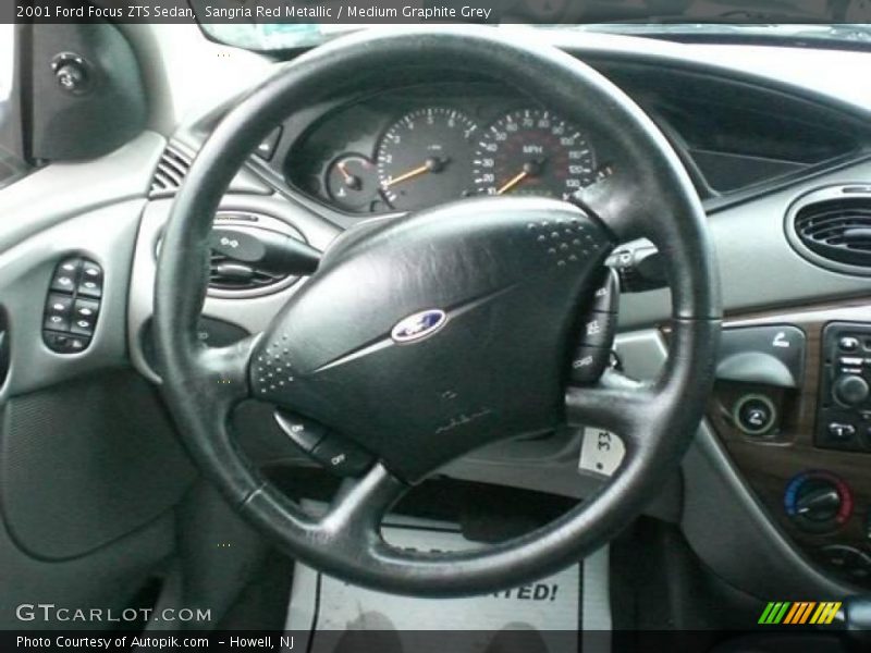 Sangria Red Metallic / Medium Graphite Grey 2001 Ford Focus ZTS Sedan