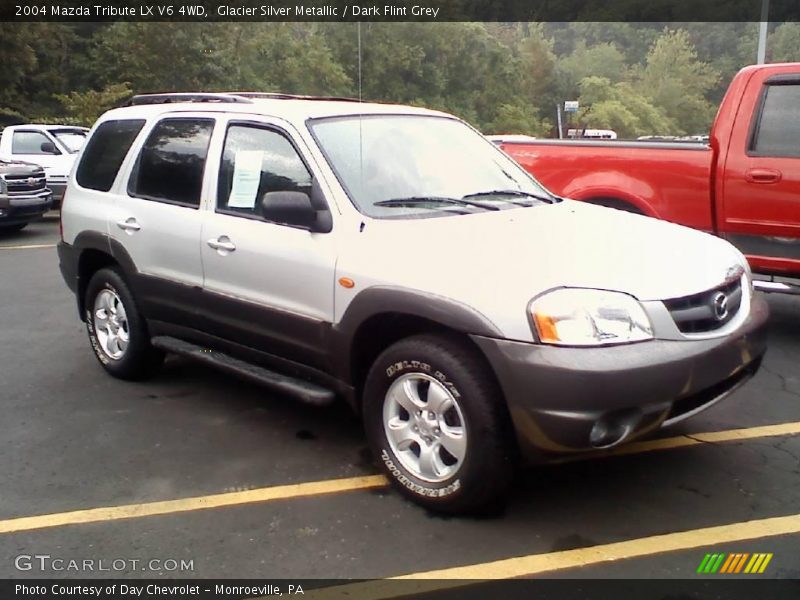 Glacier Silver Metallic / Dark Flint Grey 2004 Mazda Tribute LX V6 4WD