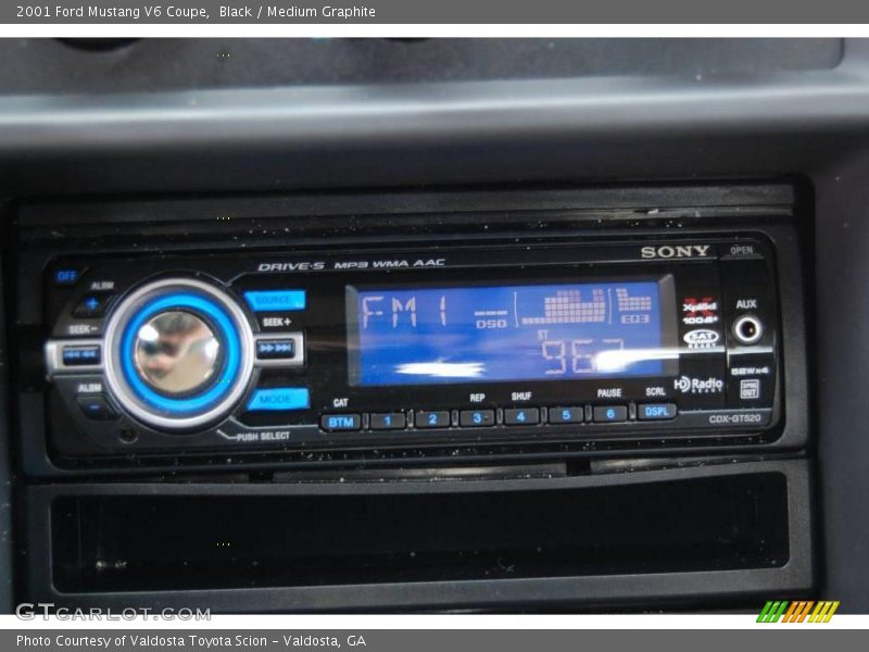 Black / Medium Graphite 2001 Ford Mustang V6 Coupe