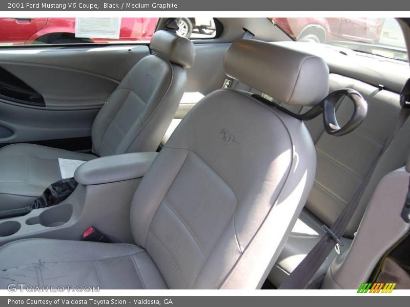 Black / Medium Graphite 2001 Ford Mustang V6 Coupe