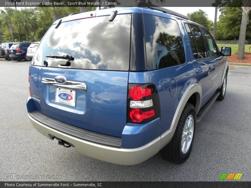 Sport Blue Metallic / Camel 2009 Ford Explorer Eddie Bauer