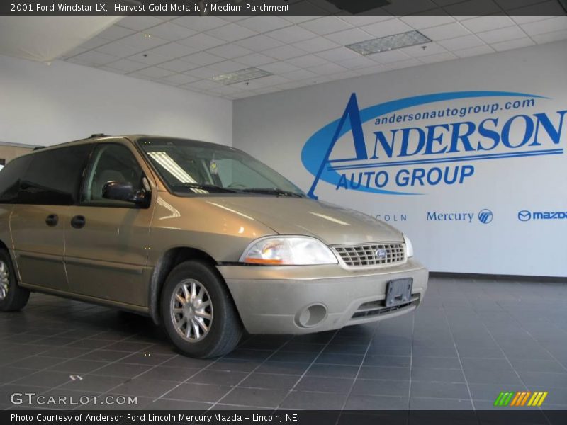 Harvest Gold Metallic / Medium Parchment 2001 Ford Windstar LX