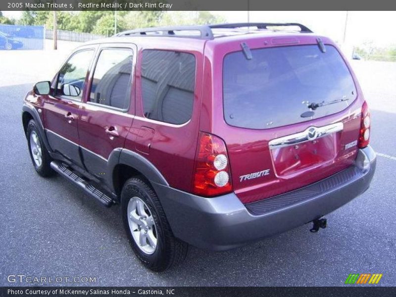 Redfire Metallic / Dark Flint Gray 2005 Mazda Tribute s