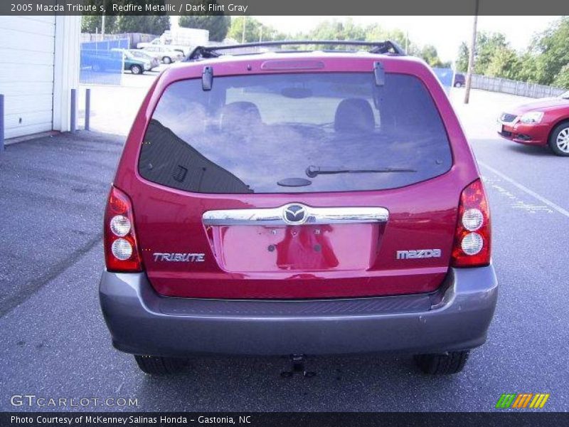 Redfire Metallic / Dark Flint Gray 2005 Mazda Tribute s