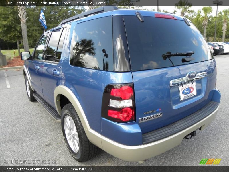 Sport Blue Metallic / Camel 2009 Ford Explorer Eddie Bauer