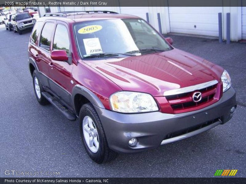 Redfire Metallic / Dark Flint Gray 2005 Mazda Tribute s