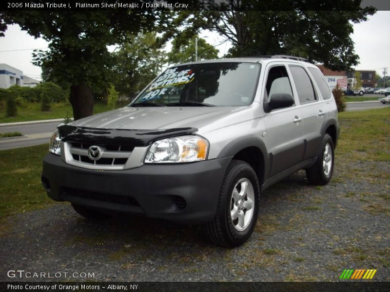 Platinum Silver Metallic / Dark Flint Gray 2006 Mazda Tribute i