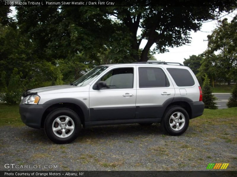 Platinum Silver Metallic / Dark Flint Gray 2006 Mazda Tribute i