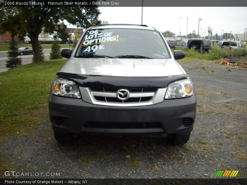 Platinum Silver Metallic / Dark Flint Gray 2006 Mazda Tribute i