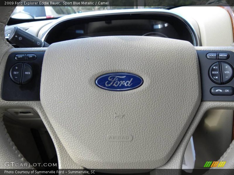 Sport Blue Metallic / Camel 2009 Ford Explorer Eddie Bauer