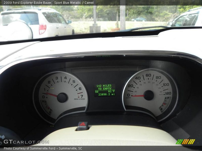 Sport Blue Metallic / Camel 2009 Ford Explorer Eddie Bauer