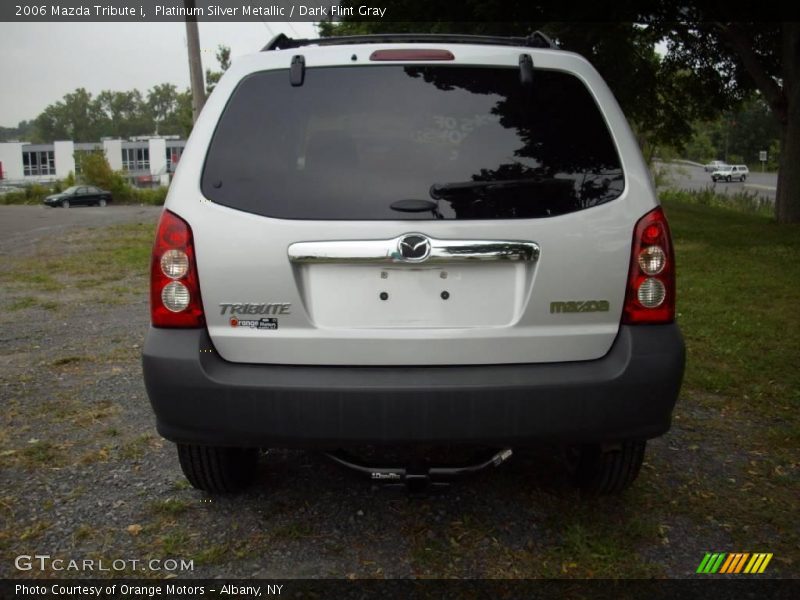 Platinum Silver Metallic / Dark Flint Gray 2006 Mazda Tribute i