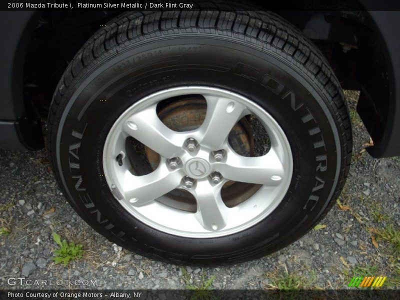 Platinum Silver Metallic / Dark Flint Gray 2006 Mazda Tribute i