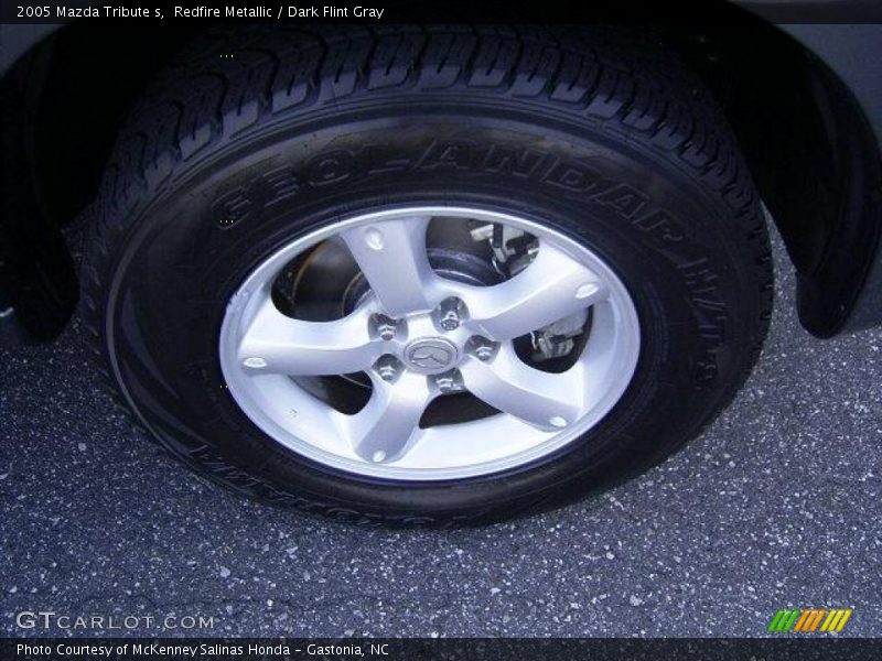 Redfire Metallic / Dark Flint Gray 2005 Mazda Tribute s