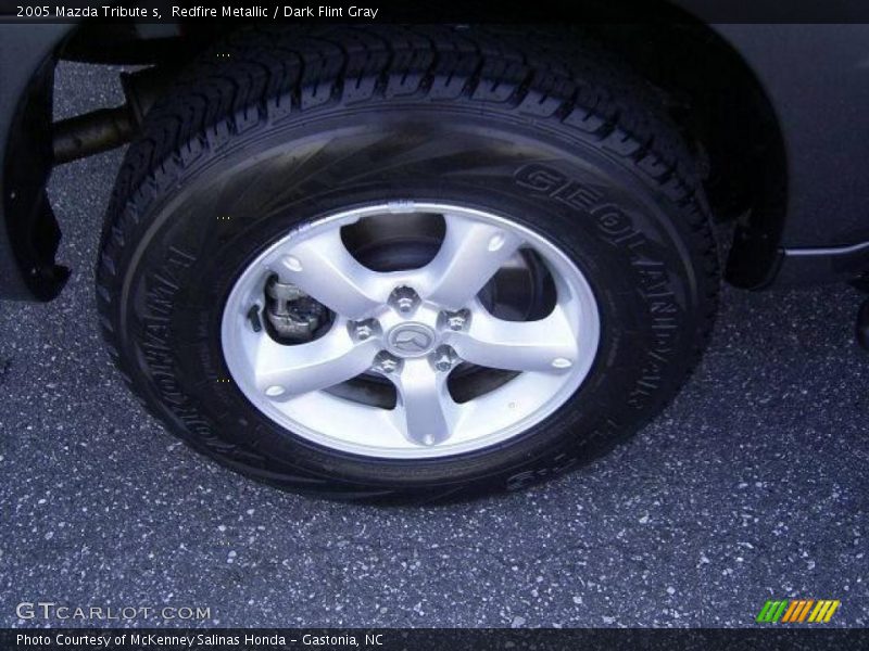 Redfire Metallic / Dark Flint Gray 2005 Mazda Tribute s
