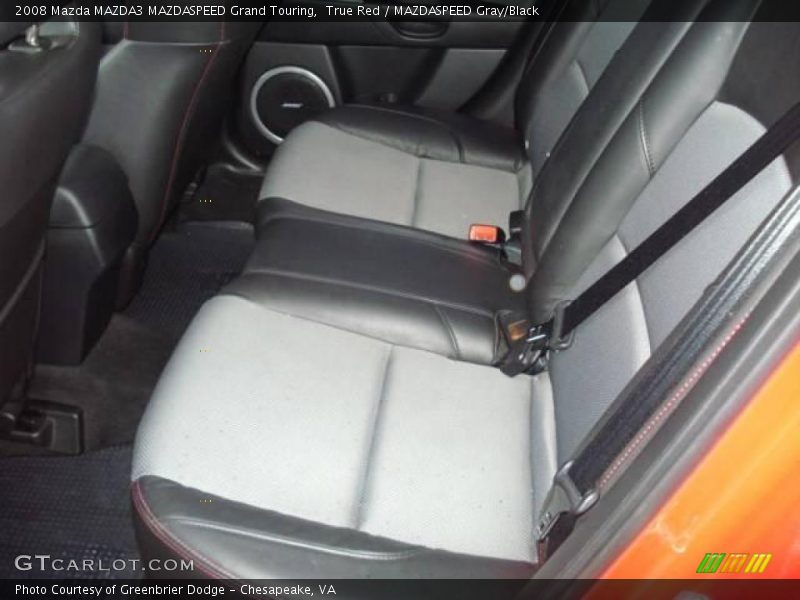 True Red / MAZDASPEED Gray/Black 2008 Mazda MAZDA3 MAZDASPEED Grand Touring