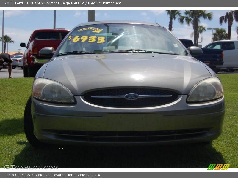 Arizona Beige Metallic / Medium Parchment 2003 Ford Taurus SES