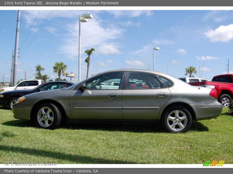 Arizona Beige Metallic / Medium Parchment 2003 Ford Taurus SES