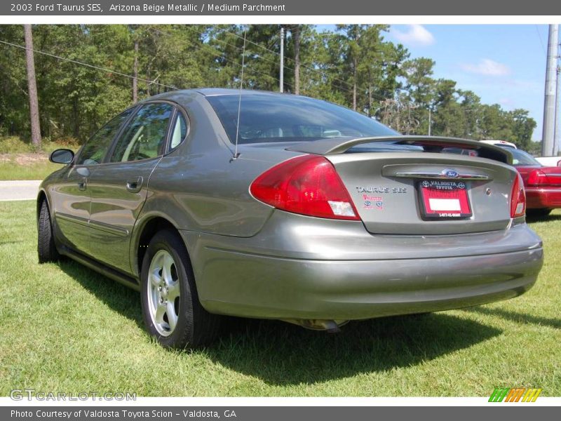 Arizona Beige Metallic / Medium Parchment 2003 Ford Taurus SES