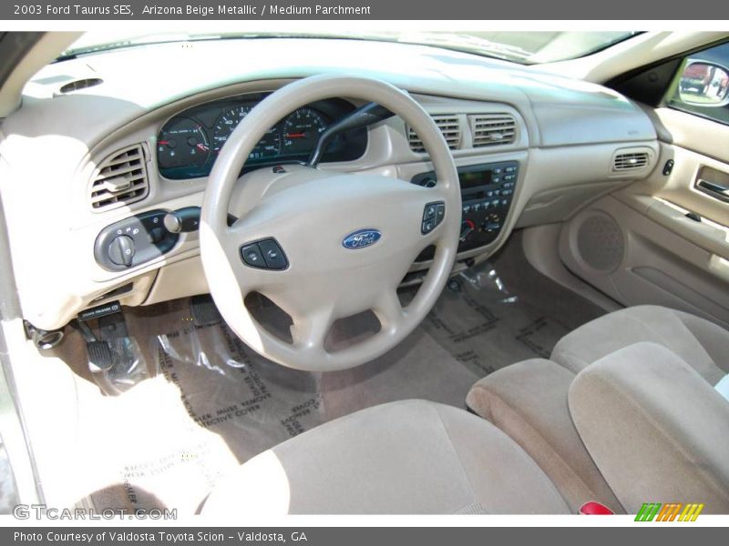 Arizona Beige Metallic / Medium Parchment 2003 Ford Taurus SES