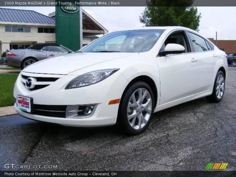 Performance White / Black 2009 Mazda MAZDA6 s Grand Touring