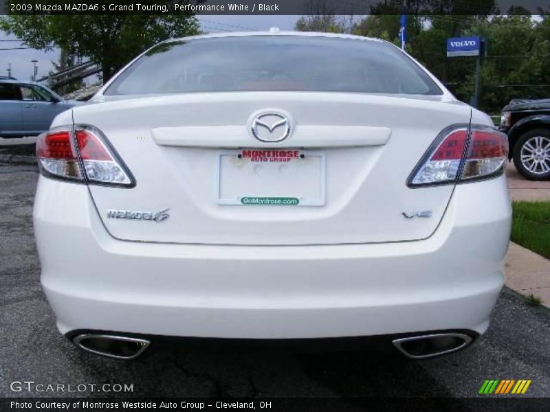 Performance White / Black 2009 Mazda MAZDA6 s Grand Touring