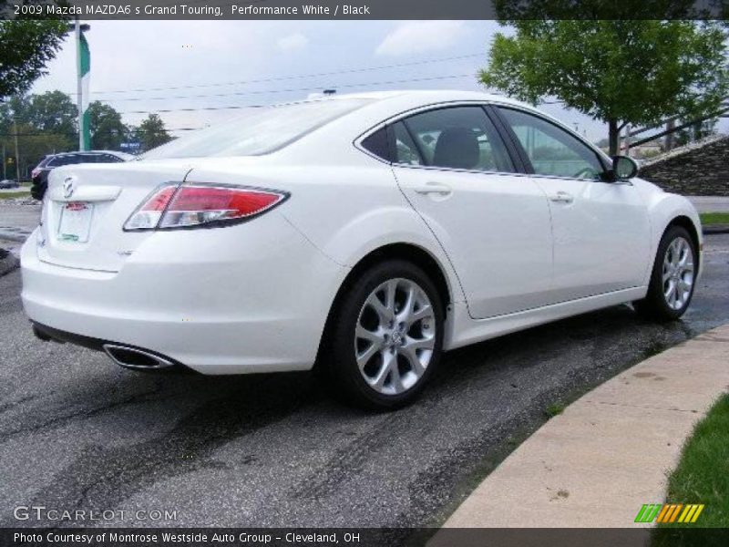 Performance White / Black 2009 Mazda MAZDA6 s Grand Touring