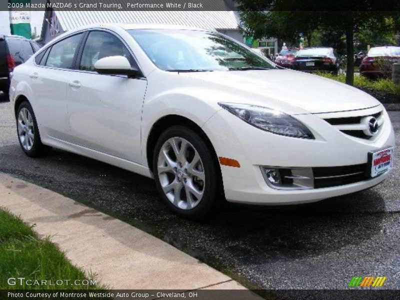 Performance White / Black 2009 Mazda MAZDA6 s Grand Touring