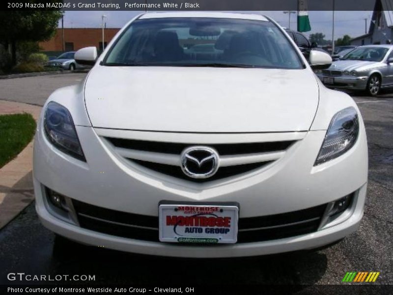 Performance White / Black 2009 Mazda MAZDA6 s Grand Touring