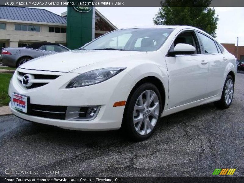 Performance White / Black 2009 Mazda MAZDA6 s Grand Touring
