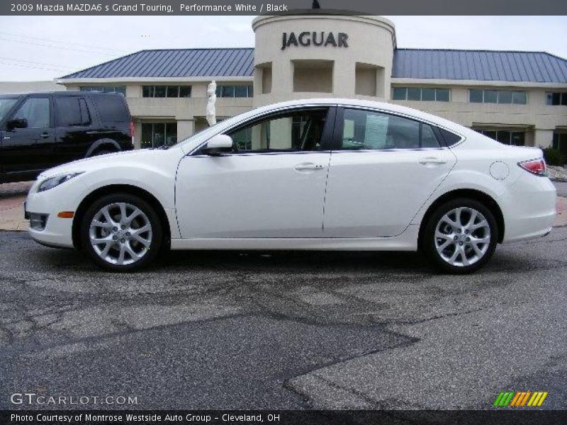 Performance White / Black 2009 Mazda MAZDA6 s Grand Touring